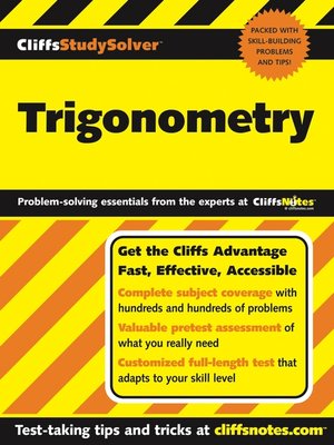 cover image of CliffsStudySolver Trigonometry